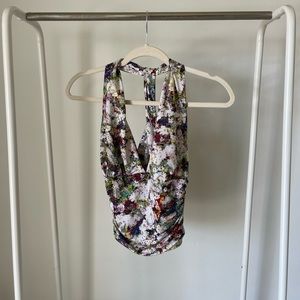 Guess floral print tank